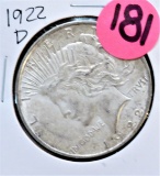 1922-D Peace Silver Dollar