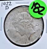 1922-D Peace Silver Dollar