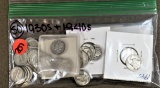 50 Mercury Dimes 1930's 1940's