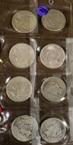 (8) 1922 Peace Dollars