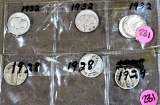 7 Silver Quarters