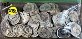 100 Silver Washington Quarters