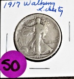 1917 Walking Liberty Half