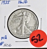 1935 Walking Liberty Half