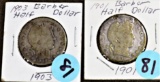 1901,1903 Barber Halves