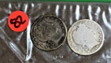 1904,1908 Barber Halves