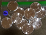 10 2014 $5 Elizabeth 1 OZ Canadian Coins