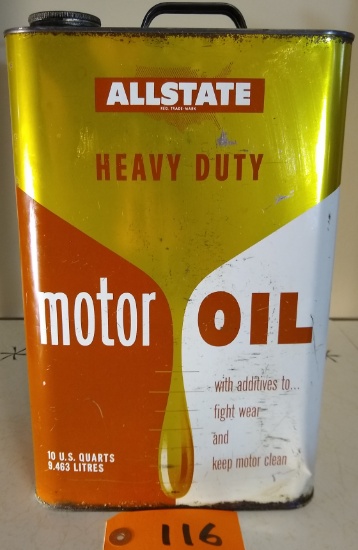 Allstate - 10 Qt Motor Oil tin