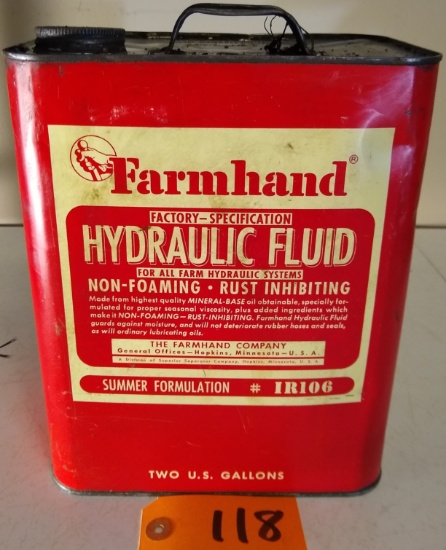 Farmhand - 2 Gal Hydraulic Fluid tin