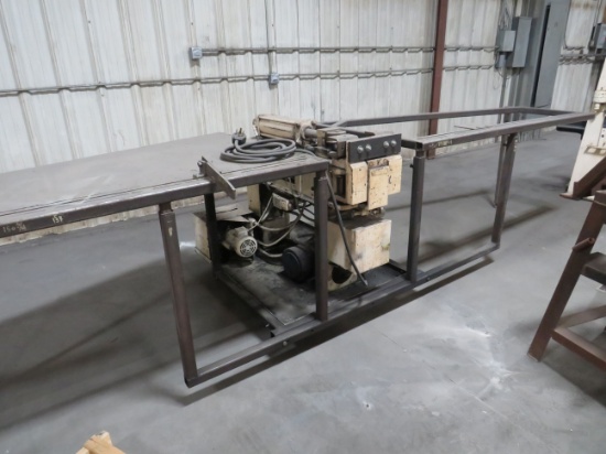 Tube bender with feeds