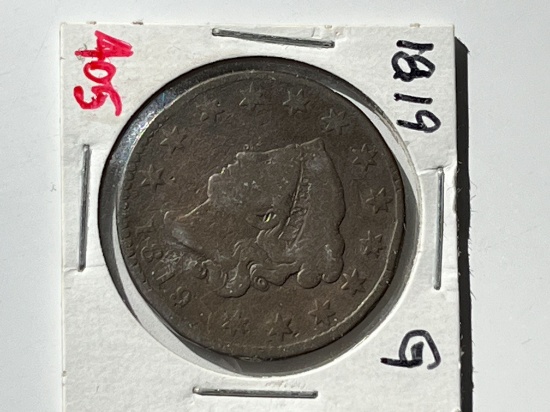 1819 Large Cent G