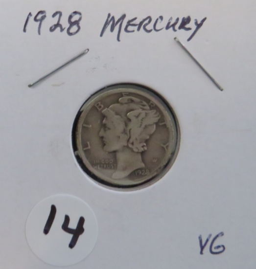 1928- Mercury Dime