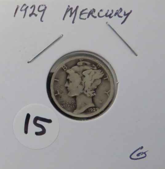 1929- Mercury Dime