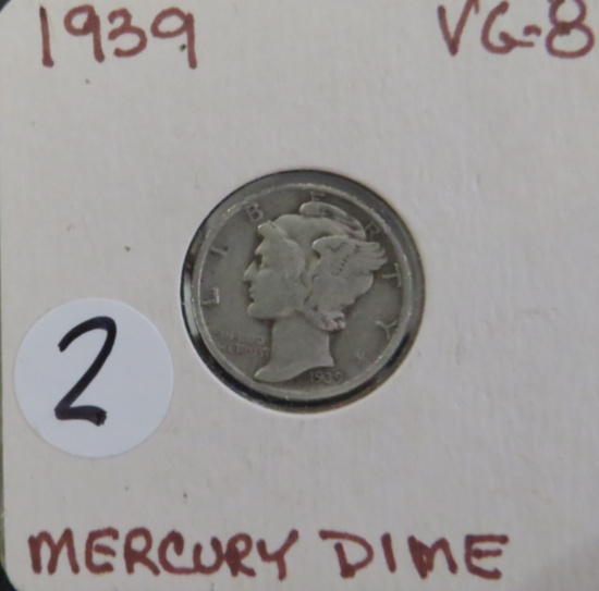 1939- Mercury Dime