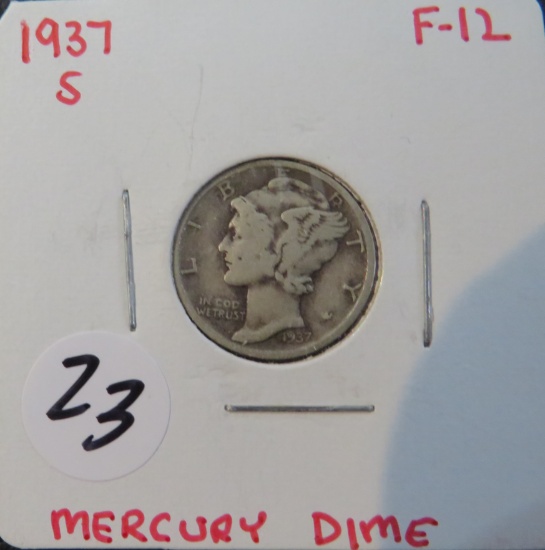 1937-S Mercury Dime
