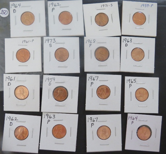 1960/70- (30) Lincoln Memorial Cents