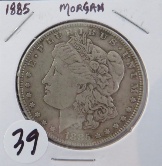 1885- Morgan Silver Dollar