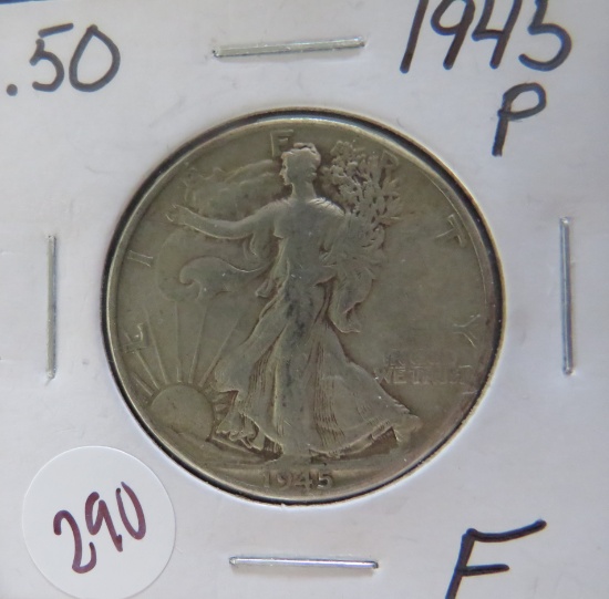 1945-P Walking Liberty Half Dolar