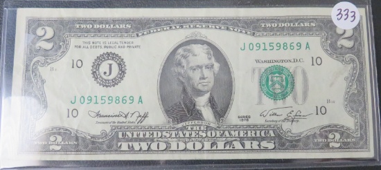 1976- US 2 Dollar "Federal Reserve Note"
