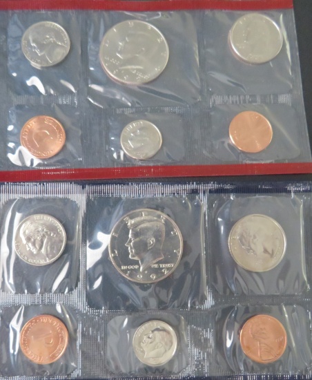 1992- US Mint Uncirculated Set