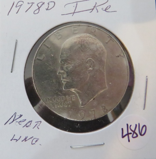 1978-D Eisenhower Silver Dollar