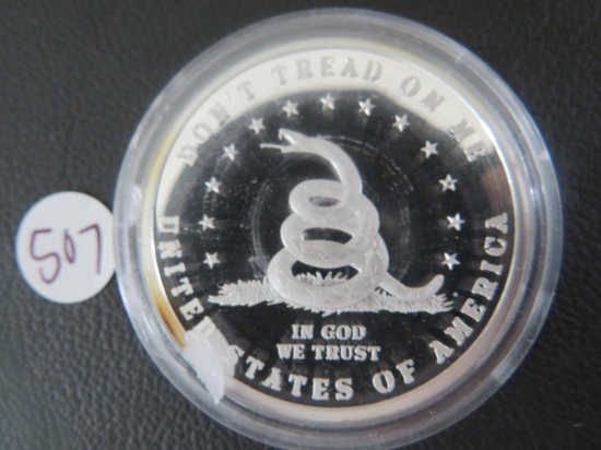 Don't Tread On me Right to bear Arms coin