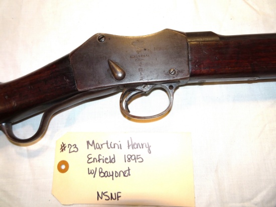 Martini Henry Enfield 1895 w/Bayonet