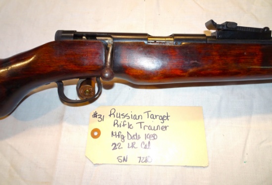 Russian Target Rifle Trainer Mfg Date  1950  22 LR cal