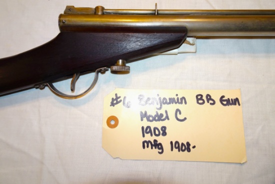 Benjamin BB Gun Model C MFG 1908