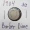 1904- Barber Dime