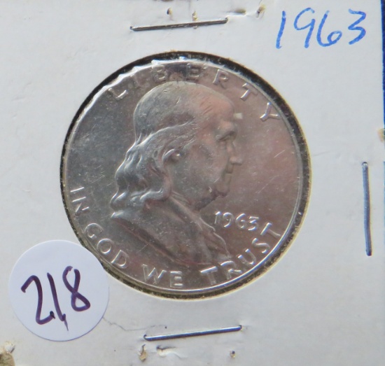 1963- Franklin Half Dollar