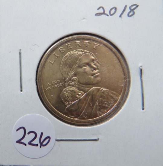 2018- Sacagawea One Dollar