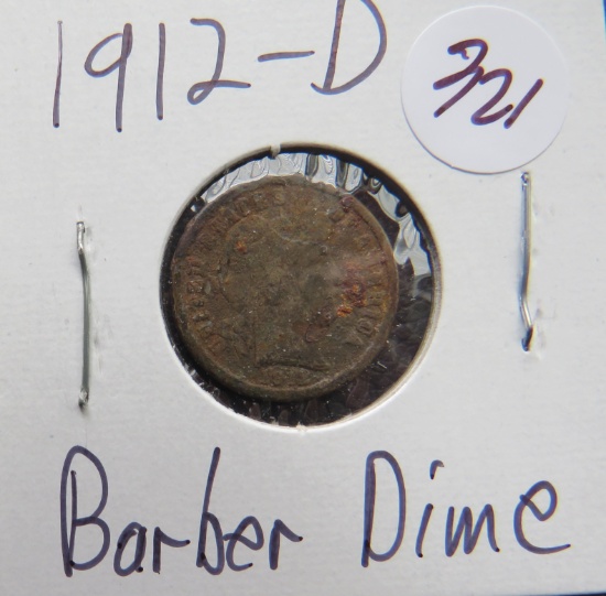 1912-D Barber Dime