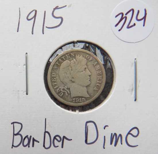 1915- Barber Dime