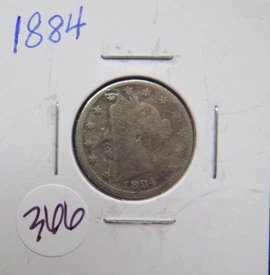 1884- 'V' Nickel