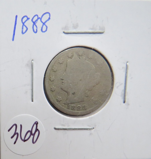 1888- 'V' Nickel