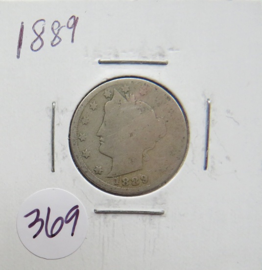 1889- 'V' Nickel