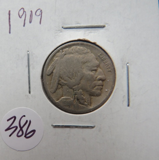 1919- Buffalo Nickel