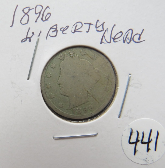 1896- Liberty Head Nickel