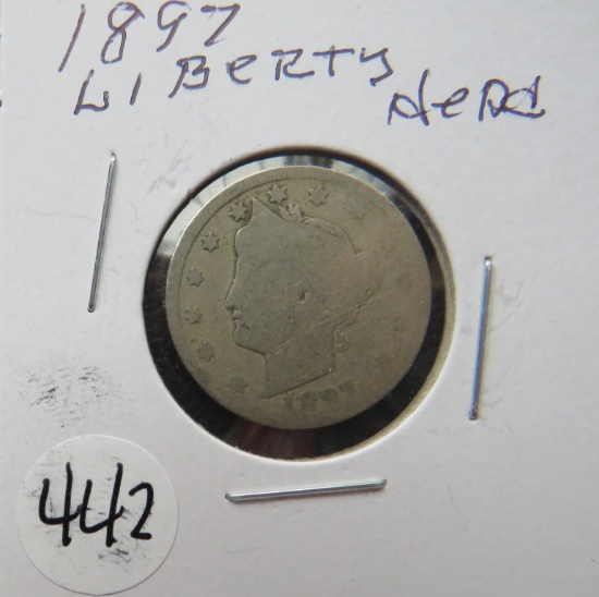 1897- Liberty Head Nickel