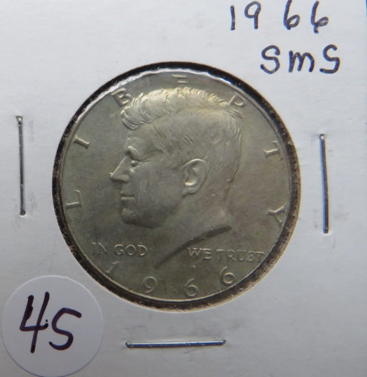 1966-SMS Kennedy Half Dollar