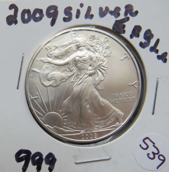 2009- Silver Eagle Dollar