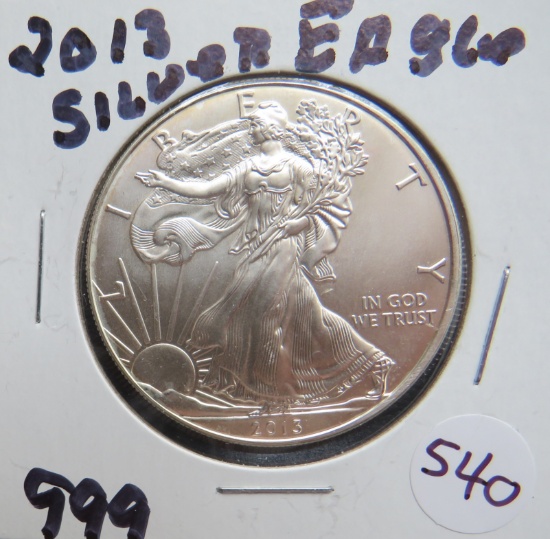 2013- Silver Eagle Dollar