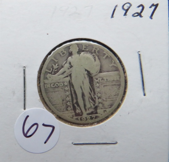 1927-Standing Liberty Silver Quarter
