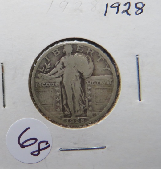 1928-Standing Liberty Silver Quarter