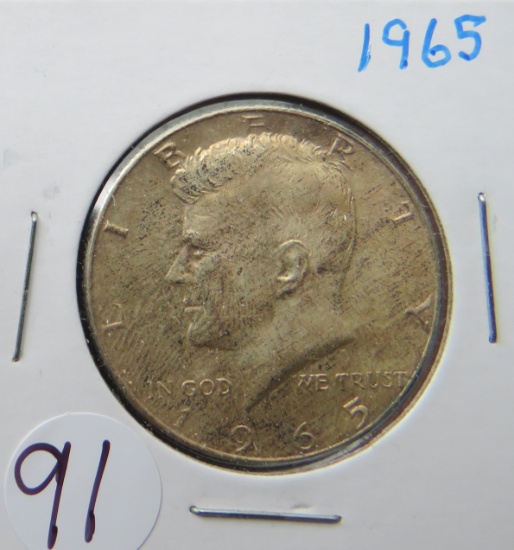 1965-Kennedy Half Dollar