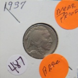 1937- Buffalo Nickel