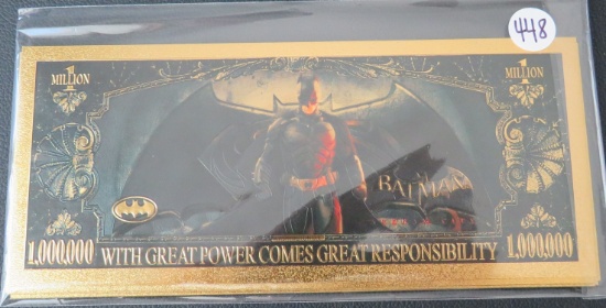 5- Batman Gold Plated 1 Million Dollar