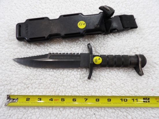 Buck Buckmaster 8" Fixed Blade Tactical Knife 12 1/2" Total Length