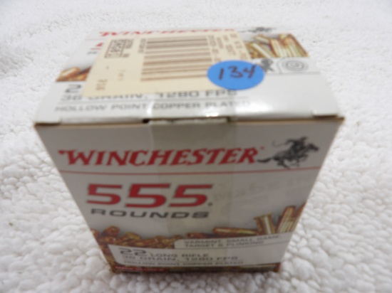 555 Rds 1 Box Winchester 22 LR 35 gr HP